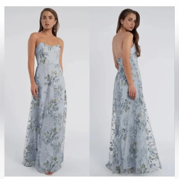 sachin and babi light blue dress Bridesmaids – Jenny Yoo main image 1